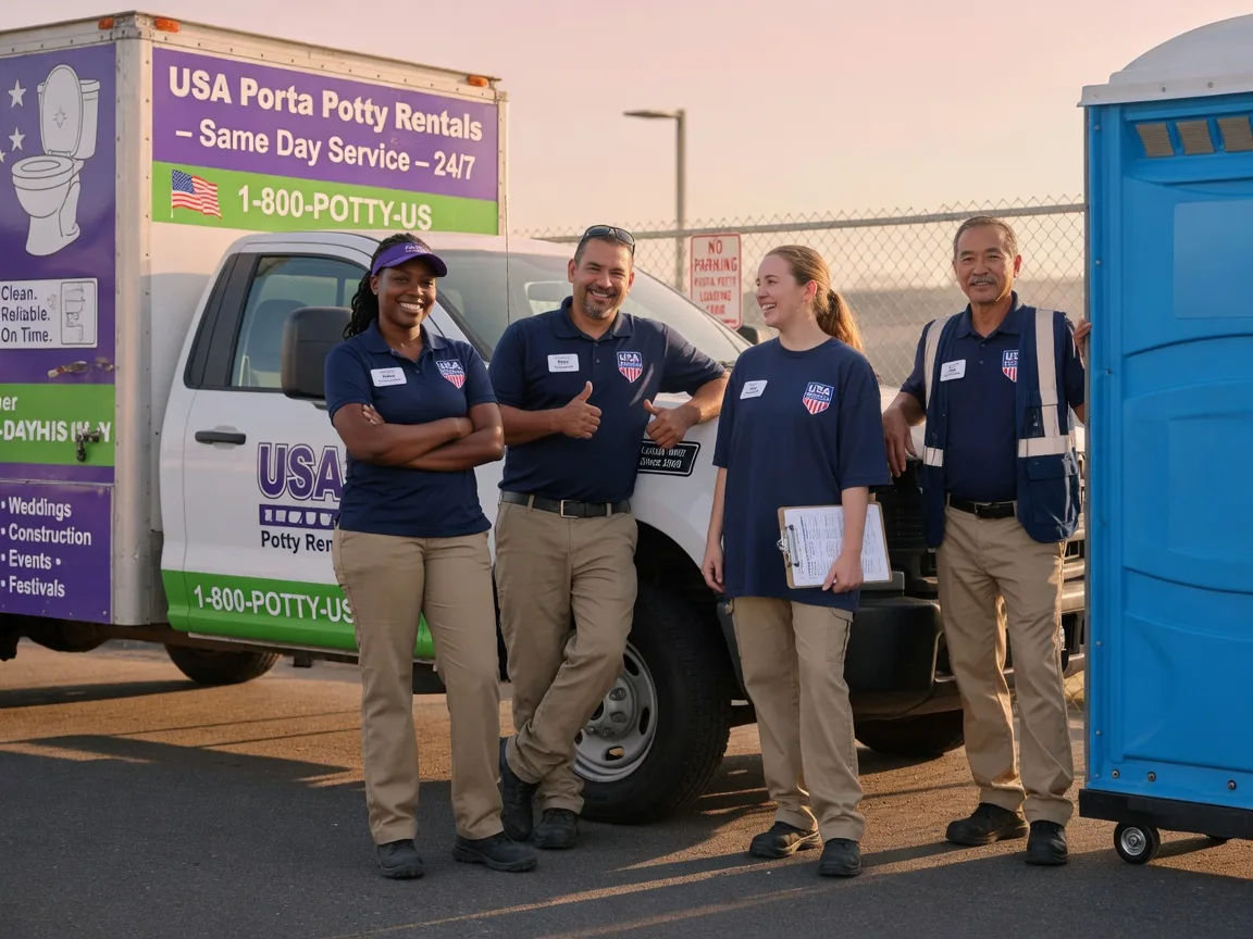 Porta Potty Rental company in Farmersville, OH
