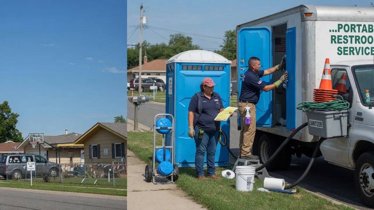 Portable Toilet Rental in Farmersville, OH near me